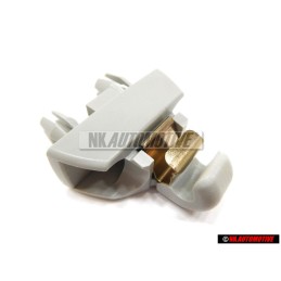 Original VW Retainer For Sun Visor Pearl Grey - 6R0857561 Y20