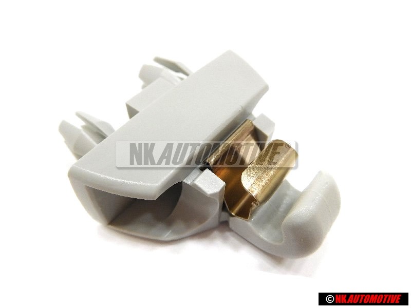 Original VW Retainer For Sun Visor Pearl Grey - 6R0857561 Y20