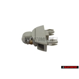 Original VW Retainer For Sun Visor Pearl Grey - 6R0857561 Y20