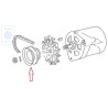 Original VW V-Belt Pulley - 035903119D