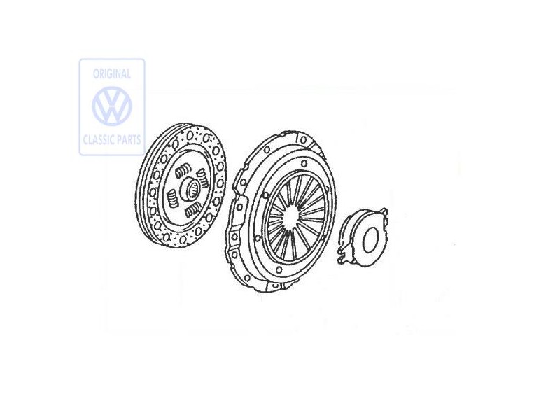 Original VW 1 Set Clutch Parts - 052198141DX