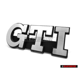 Original VW GTI Front Grill Badge Emblem Brushed Silver - 191853679L