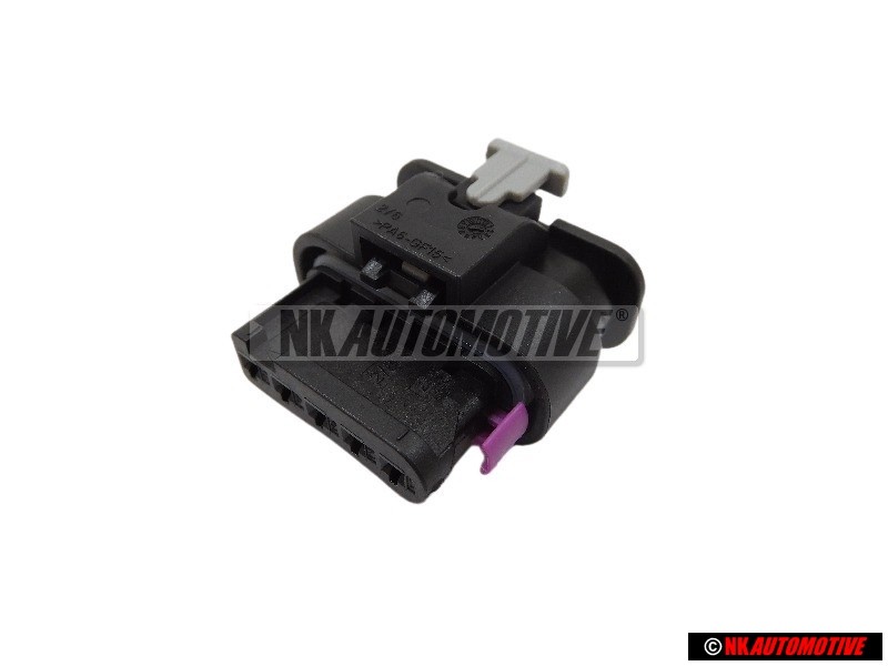 Original VW Flat Contact Housing With Contact Locking Mechanism - 4F0973705