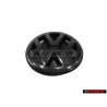 Original VW Rear Badge Emblem Black - 357853601B