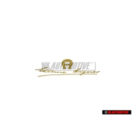 VW Classic Parts Etienne Aigner Decal Beige Gold - 155853687G P06