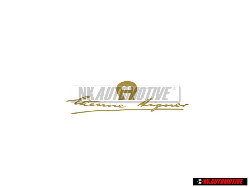 VW Classic Parts Etienne Aigner Decal Beige Gold - 155853687G P06