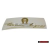 VW Classic Parts Etienne Aigner Decal Beige Gold - 155853687G P06