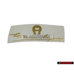 VW Classic Parts Etienne Aigner Decal Beige Gold - 155853687G P06