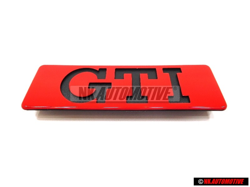 Original VW GTI Side Badge Emblem Red - 191853714