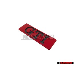 Original VW GTI Side Badge Emblem Red - 191853714