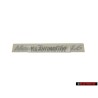 Original VW Inscription Silver - 1C0853313 4BV