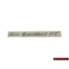 Original VW Inscription Silver - 1C0853313A 3BU