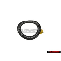 Original VW Sticker Unleaded Fuel Only - 155010001C