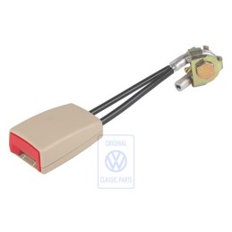 Original VW Belt Latch Cream/Fire Red - 1C0858493A FSN
