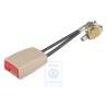 Original VW Belt Latch Cream/Fire Red - 1C0858493A FSN