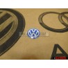 Original VW Key Badge Emblem White Blue - 3B0837891