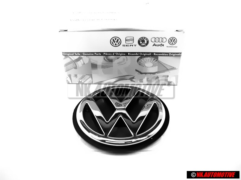 Original VW Rear Hatch Trunk Boot Badge Emblem Chrome - 3A9853630 739