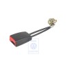Original VW Belt Latch Satin Black/Fire Red - 1E0857740B FCN