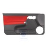 Original VW Door Panel Trim (Cloth) Black/Tropical Orange - 1E0867011AKHFP