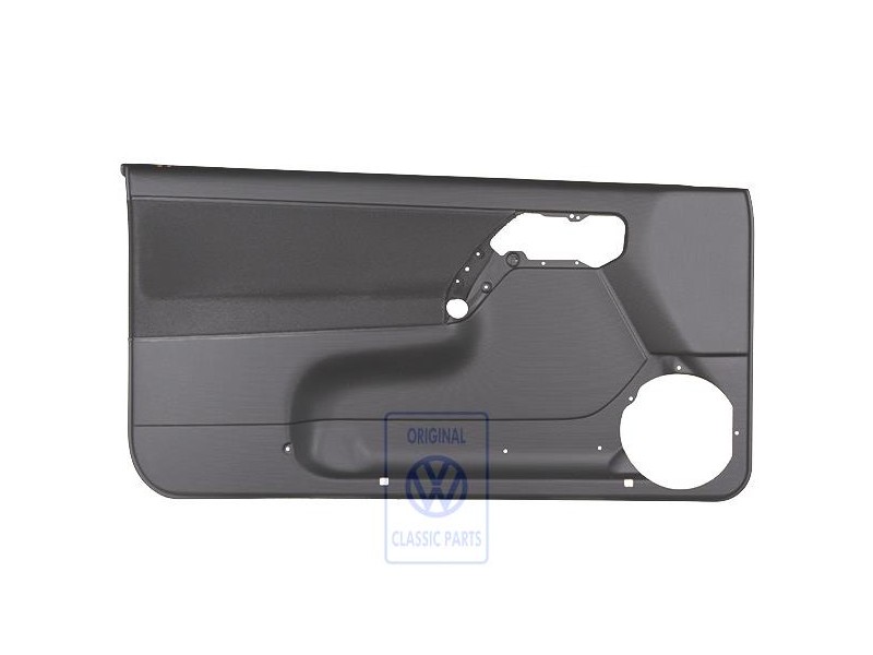 Original VW Door Panel Trim (Cloth) Black/Black - 1E0867011AKHFX