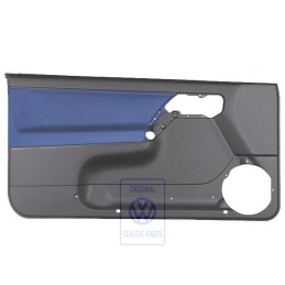 Original VW Door Panel Trim (Cloth) Black/Orbitblue - 1E0867011ANHFR