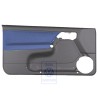 Original VW Door Panel Trim (Cloth) Black/Orbitblue - 1E0867011ANHFR