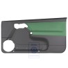 Original VW Door Panel Trim (Cloth) Black/Cosmic Green - 1E0867012ANHFQ