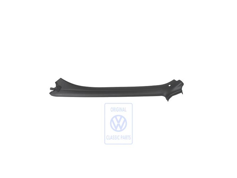 Original VW A-Pillar Trim Satin Black - 1E0867233 B41
