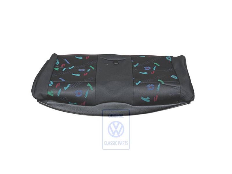 Original VW Backrest Cover (Cloth/Leatherette) Black - 1E0885805J DYG