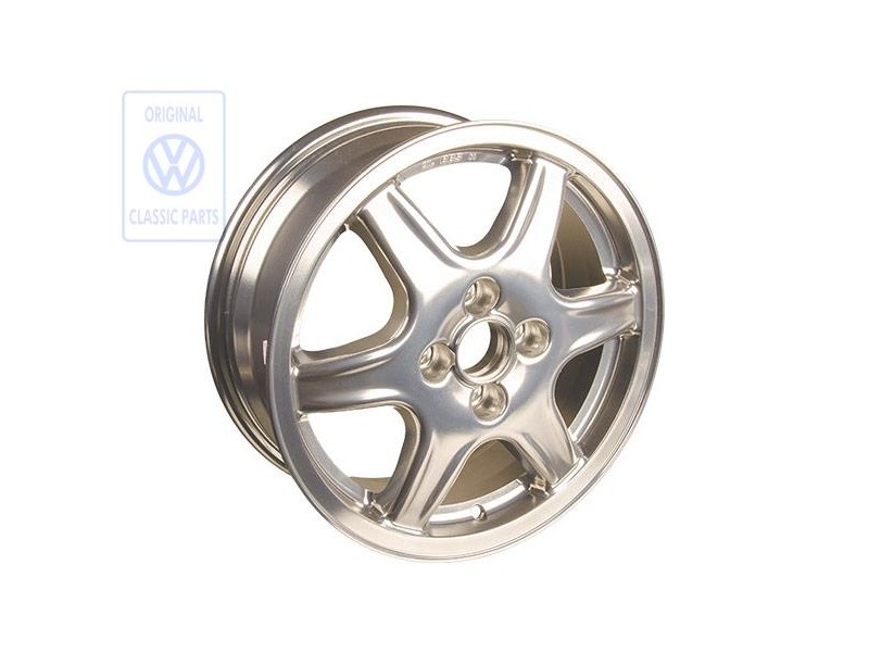 Original VW Aluminium Rim Burnished Aluminium - 1H0601025AE2ZQ