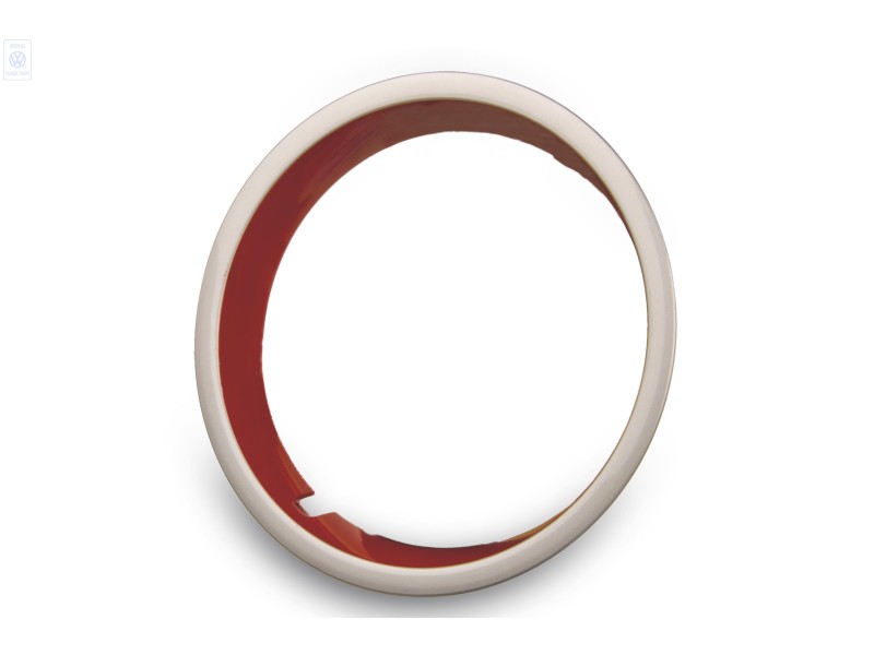 Original VW Wheel Trim Ring Tornado Red - 1H0601157 CYE