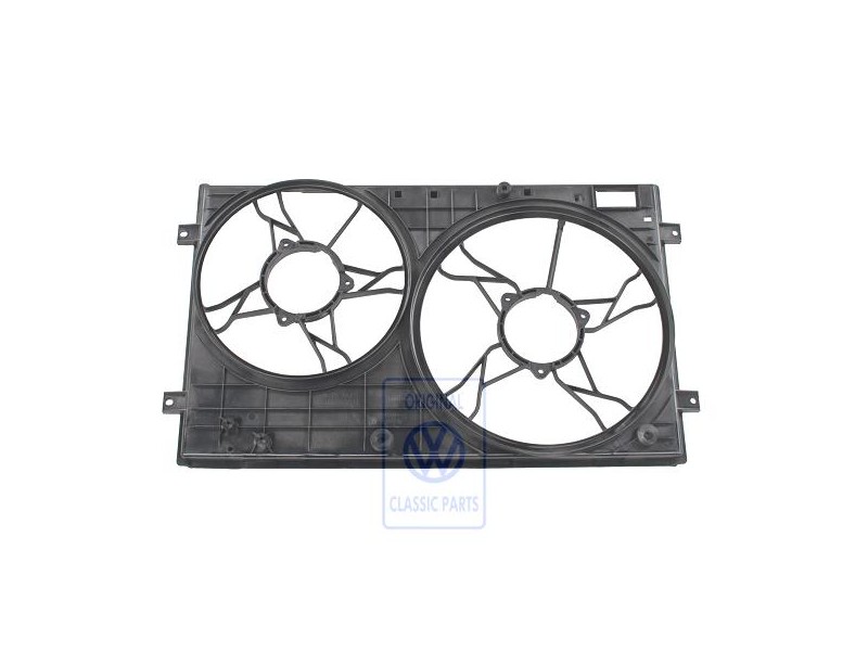 Original VW Twin Fan Ring Satin Black - 1J0121207ABB41