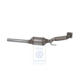 Original VW Exhaust Pipe With Catalyst - 1J0254505LX