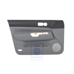 Original VW Door Panel Trim (Leather) Flannel Grey - 1J4867011GGLKX