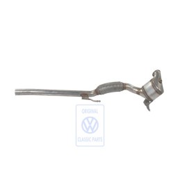 Original VW Exhaust Pipe With Catalyst - 1K0254508G