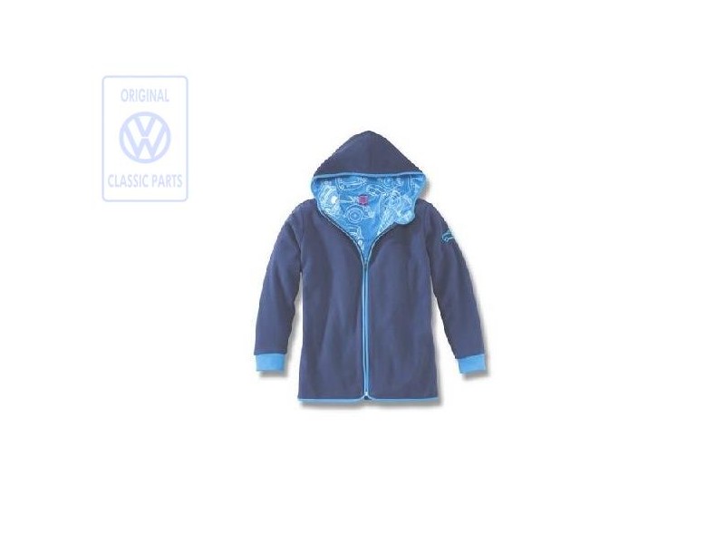 Original VW Fleece Jacket (Children'S) Dark Blue - 1K1084064C 7JZ