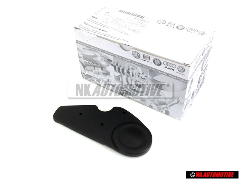 Original VW Recaro Seat Hinge Trim Cover Right Black No Hole - 191881478 LX6