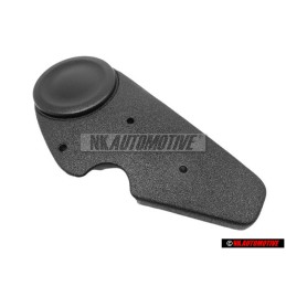 Original VW Recaro Seat Hinge Trim Cover Right Black No Hole - 191881478 LX6