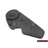 Original VW Recaro Seat Hinge Trim Cover Right Black No Hole - 191881478 LX6