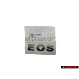 Original VW EOS Rear Boot Badge Emblem Chrome - 1Q0853687 739