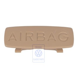 Original VW Trim With Emblem Pure Beige - 1T0853437B 7G8