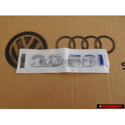 Original VW 2.0 FSI Rear Boot Badge Emblem Chrome Blue - 1T0853675 HCE