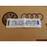 Original VW 2.0 FSI Rear Boot Badge Emblem Chrome Blue - 1T0853675 HCE