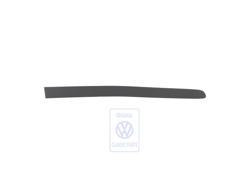 Original VW Protective Strip For Door Satin Black - 1T0853754B 9B9