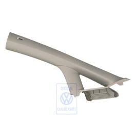 Original VW A-Pillar Trim Pearl Grey - 1T0867233E 6K8