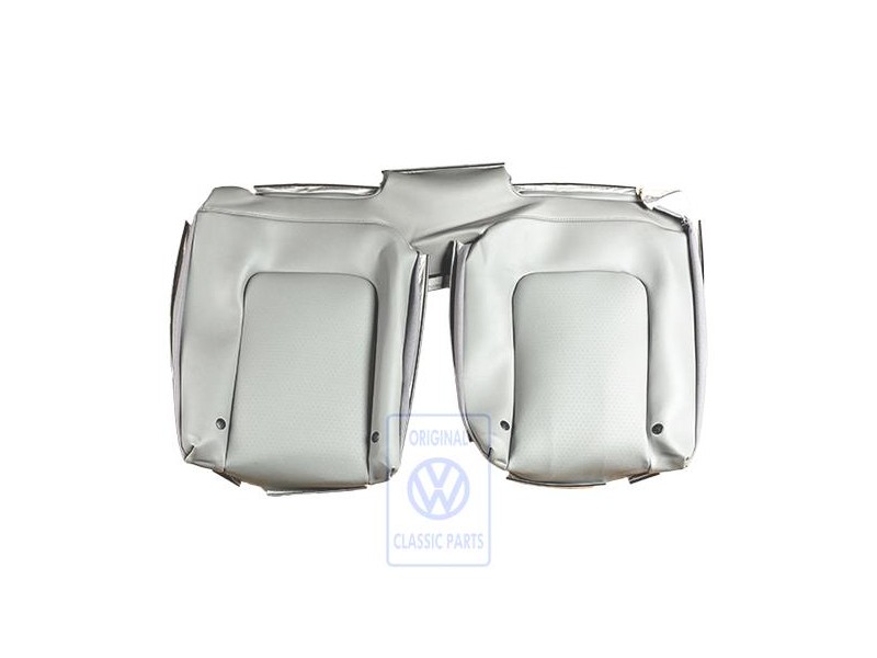Original VW Backrest Cover (Leatherette) Flannel Grey - 1Y0885805B NZC