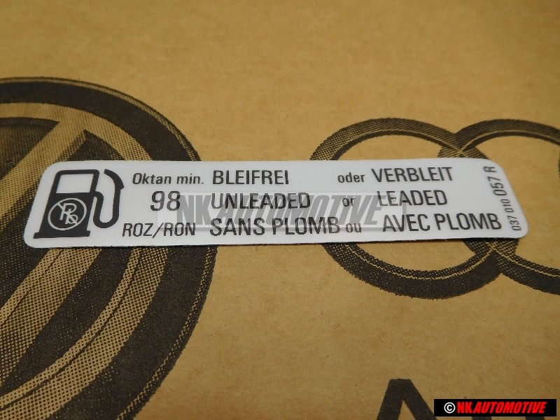 Original VW Sticker '98 Roz/Ron' - 036000263