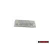 Original Audi S4 Rear Badge Emblem Chrome Red - 8D0853737B 2ZZ