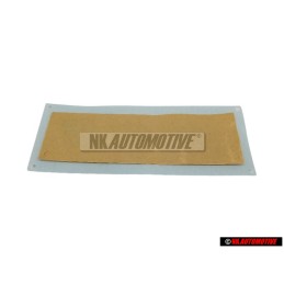Original Audi RS4 Rear Boot Badge Emblem Chrome Red - 8H0853740 2ZZ