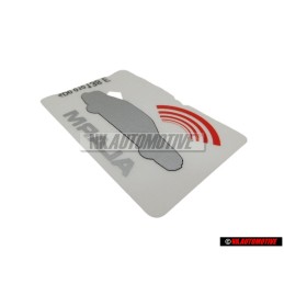 Original Audi Sticker 'Alarm' - 443010026F